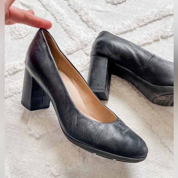 GEOX Women's formal-looking pump set on a comfortable high heel, Size 8 - Picture 4 of 6